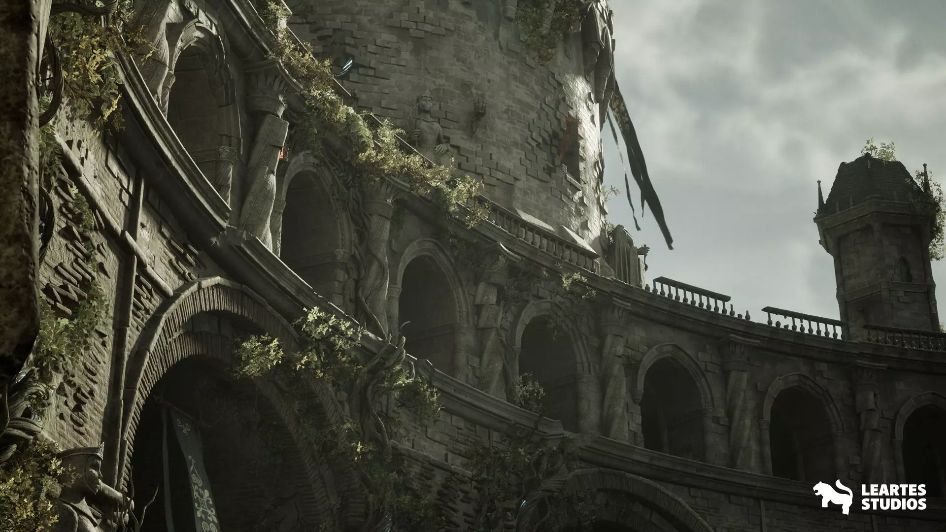 Battle Arena Environment Low-poly 3D model_7