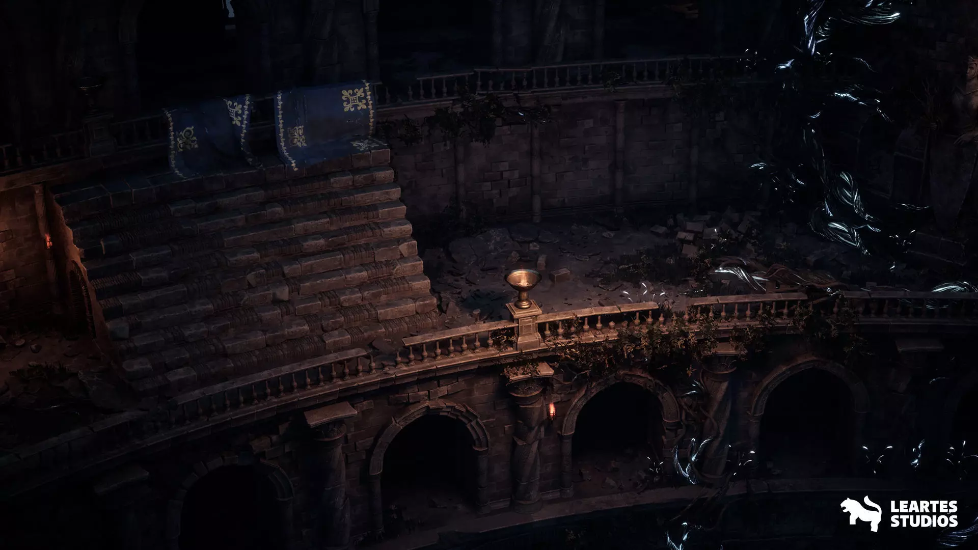 Battle Arena Environment Low-poly 3D model_13