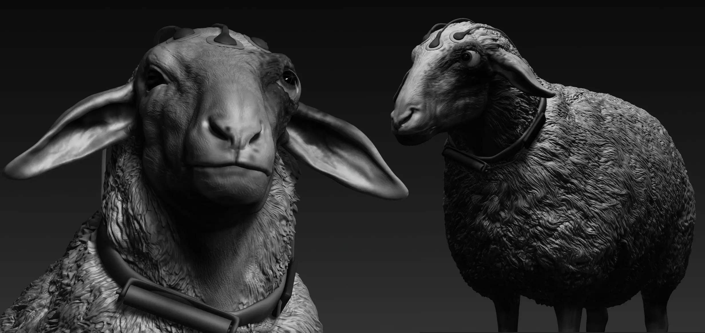 T Ocellus Alien Sheep 3D print model_3