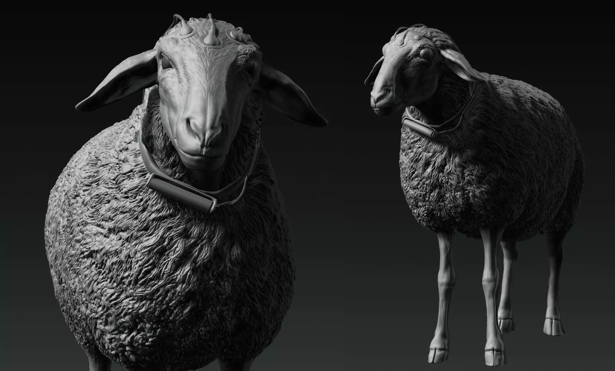 T Ocellus Alien Sheep 3D print model_5