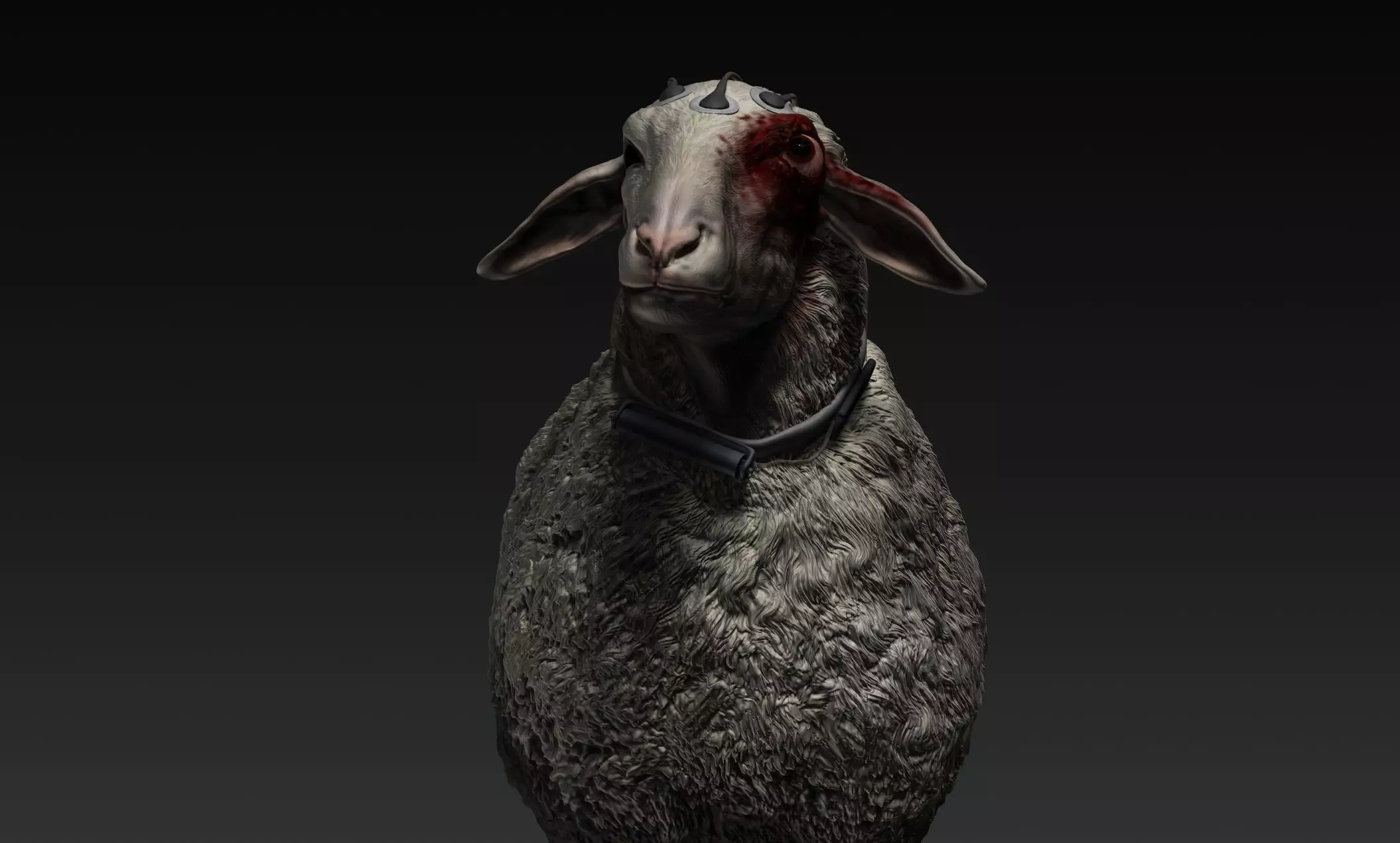 T Ocellus Alien Sheep 3D print model_2