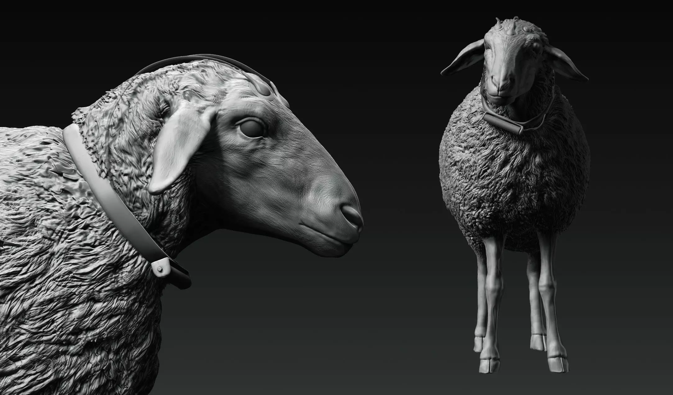 T Ocellus Alien Sheep 3D print model_4