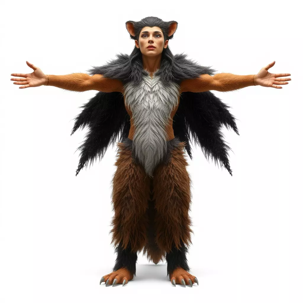 Mythical Chimera Creature model pack Low-poly 3D model_2