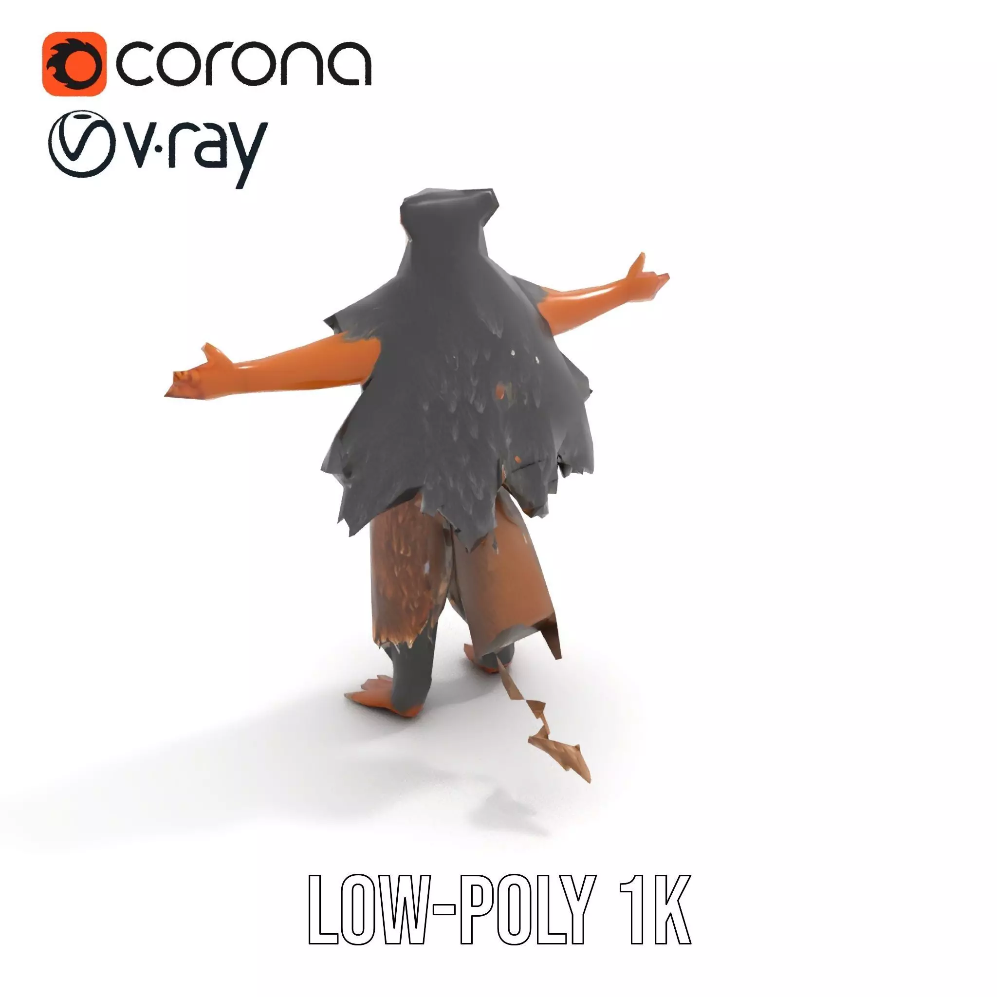 Mythical Chimera Creature model pack Low-poly 3D model_14