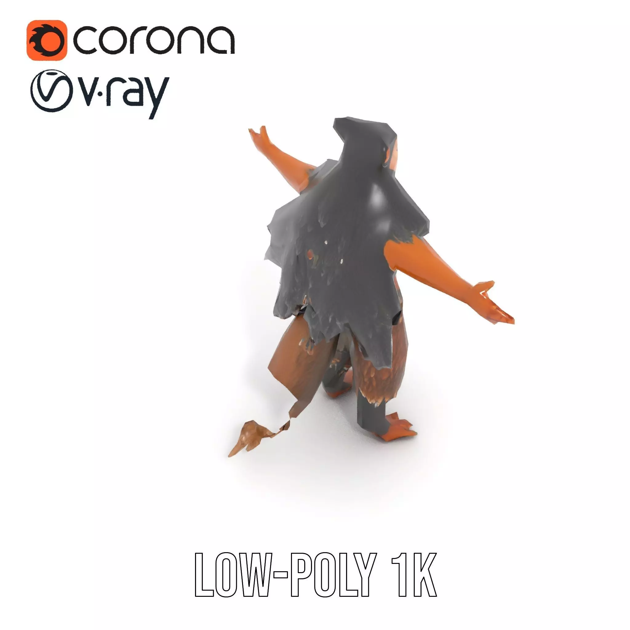 Mythical Chimera Creature model pack Low-poly 3D model_25