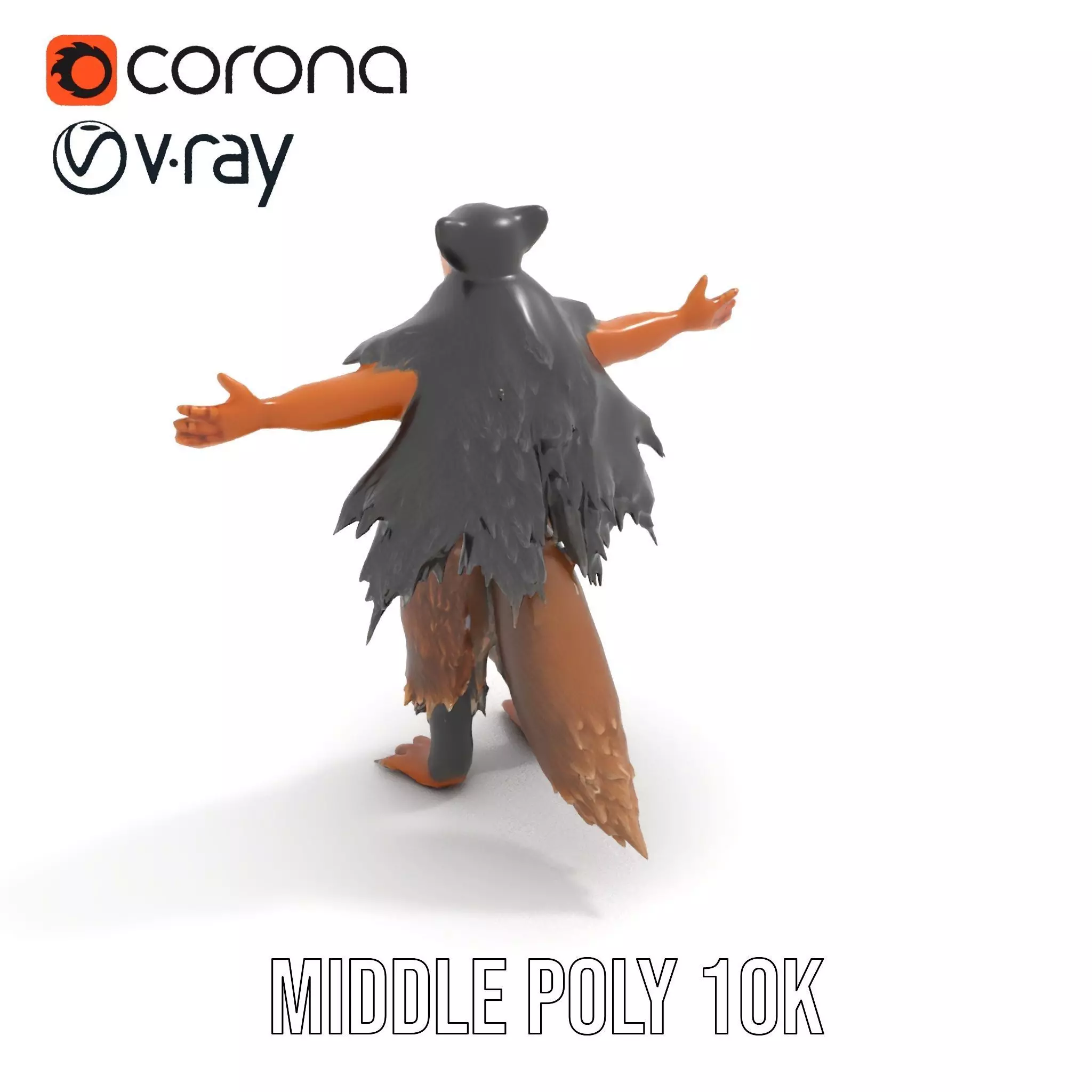 Mythical Chimera Creature model pack Low-poly 3D model_5