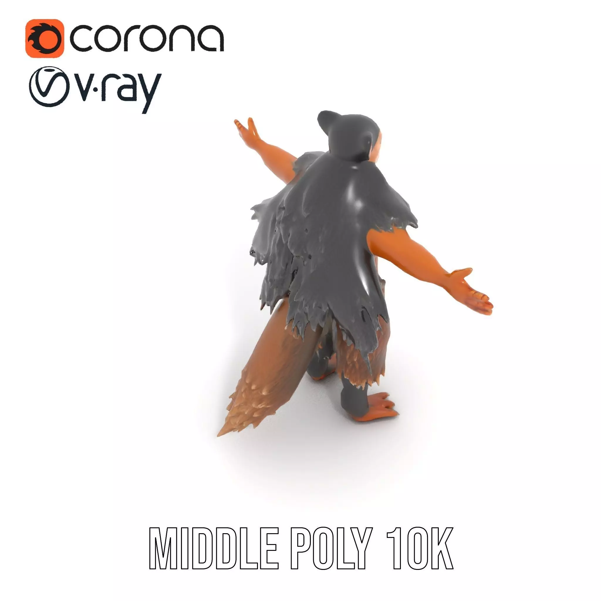 Mythical Chimera Creature model pack Low-poly 3D model_11