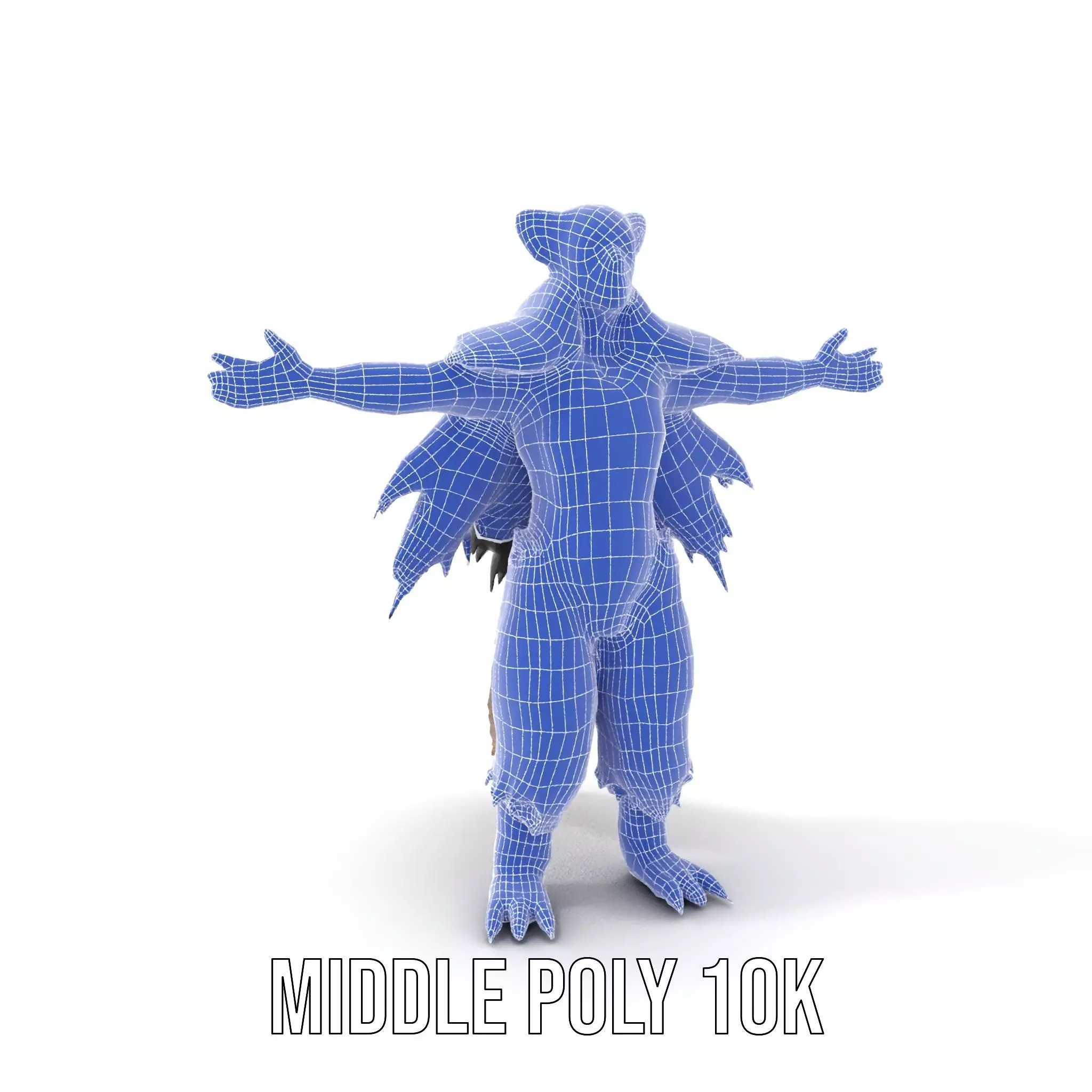 Mythical Chimera Creature model pack Low-poly 3D model_30