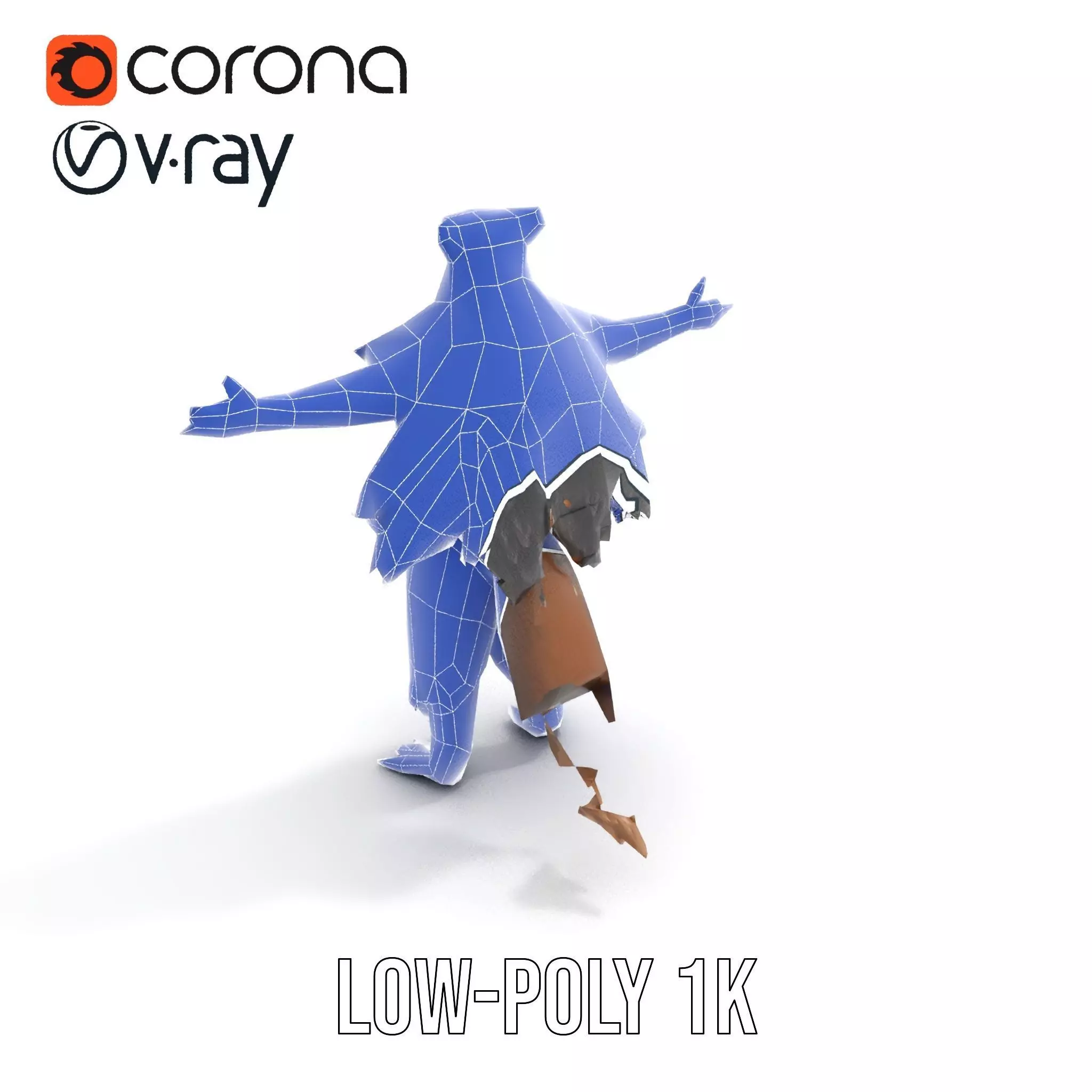 Mythical Chimera Creature model pack Low-poly 3D model_28