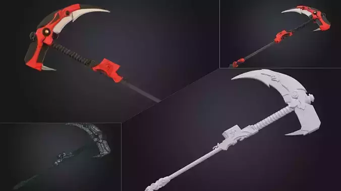 Mobile legends Ruby weapon Scythe 