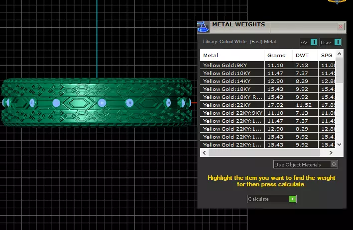 Regal Hexa Pattern Band 3D print model_7
