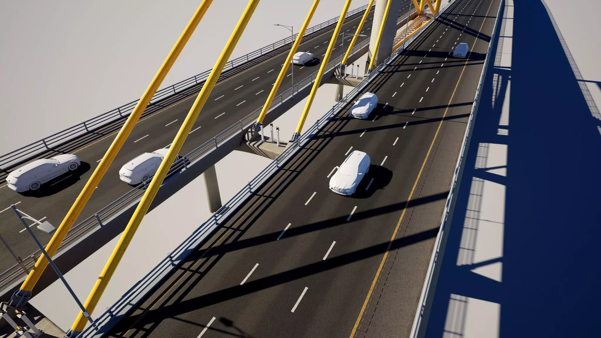 Highway Bridge 3D model_4