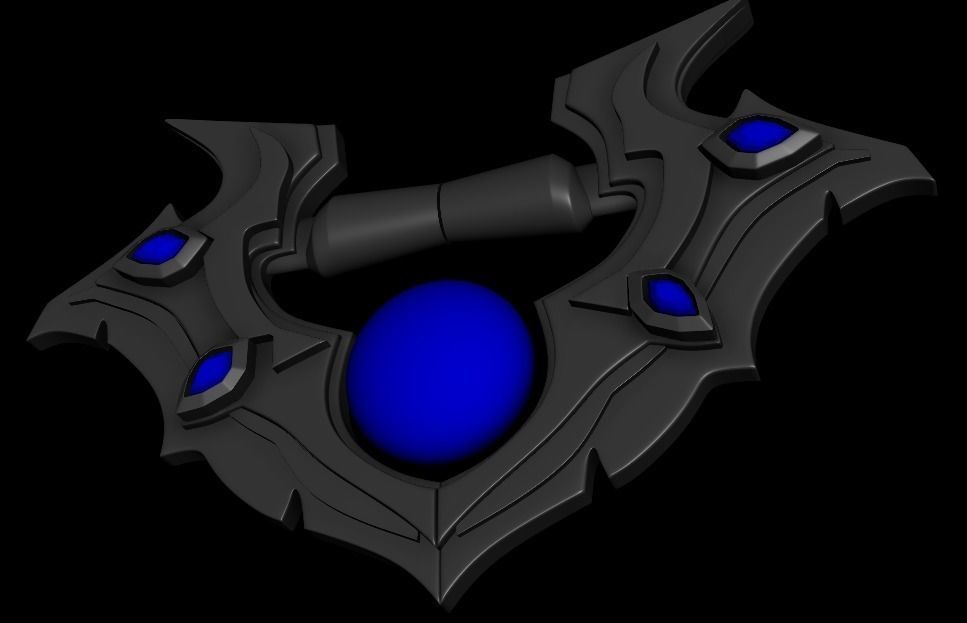 Fist heavens monk 3D print model_3