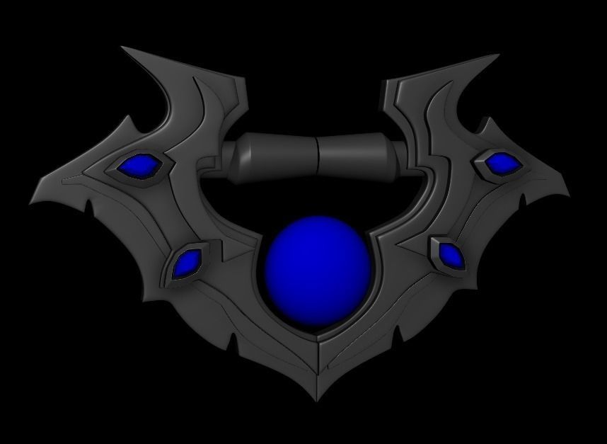 Fist heavens monk 3D print model_1