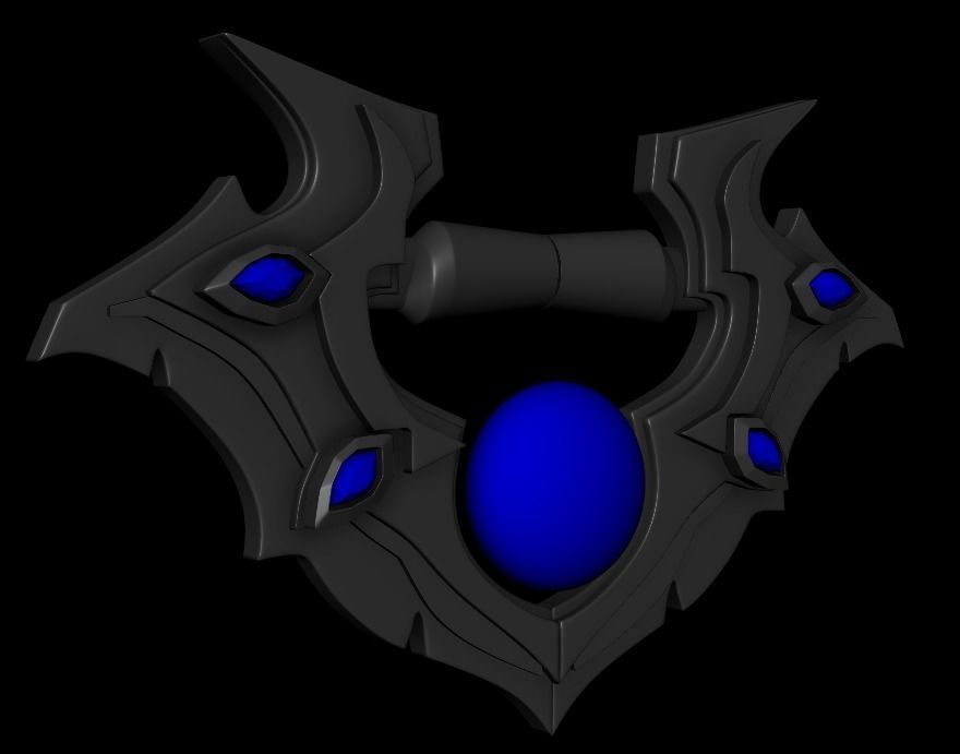 Fist heavens monk 3D print model_2