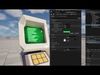 Stylized Terminal - Game Ready Prop Low-poly 3D model_1