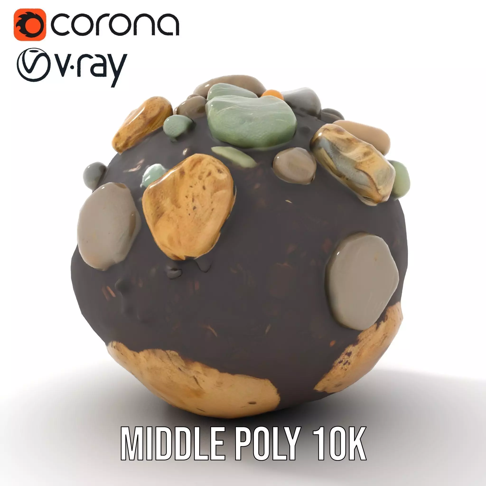 Earthy Stone Sphere model pack Texture_13