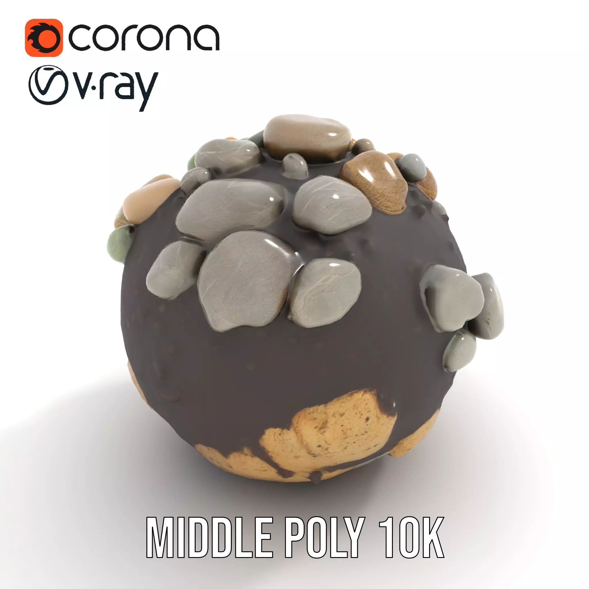 Earthy Stone Sphere model pack Texture_6