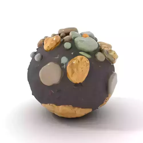 Earthy Stone Sphere model pack Texture