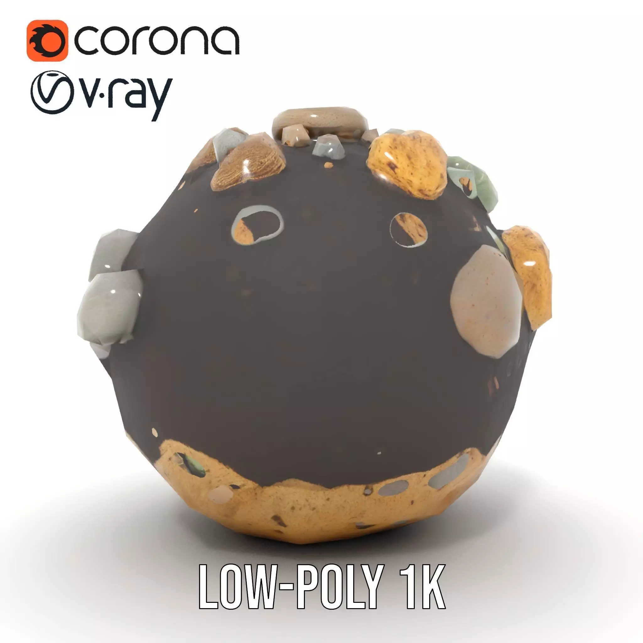 Earthy Stone Sphere model pack Texture_7