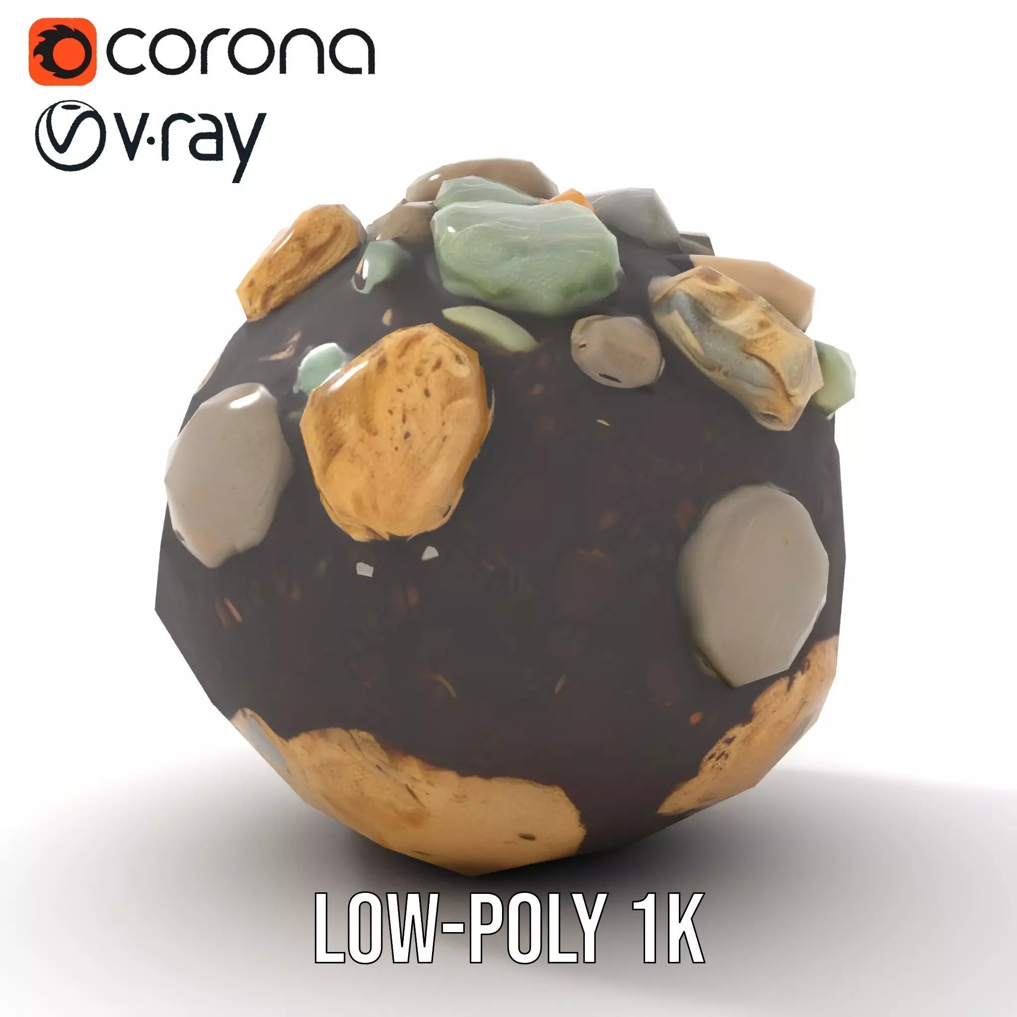 Earthy Stone Sphere model pack Texture_9