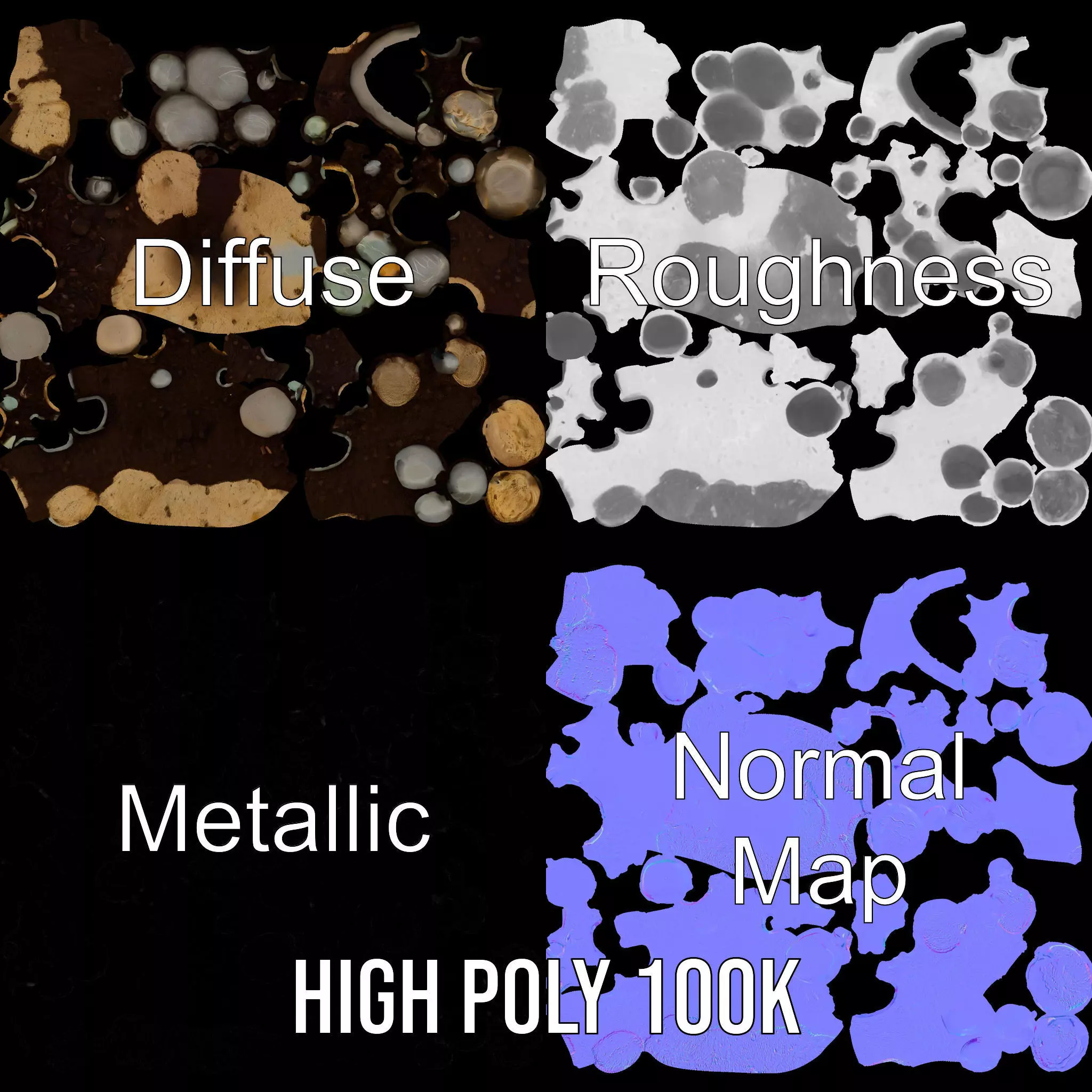 Earthy Stone Sphere model pack Texture_3