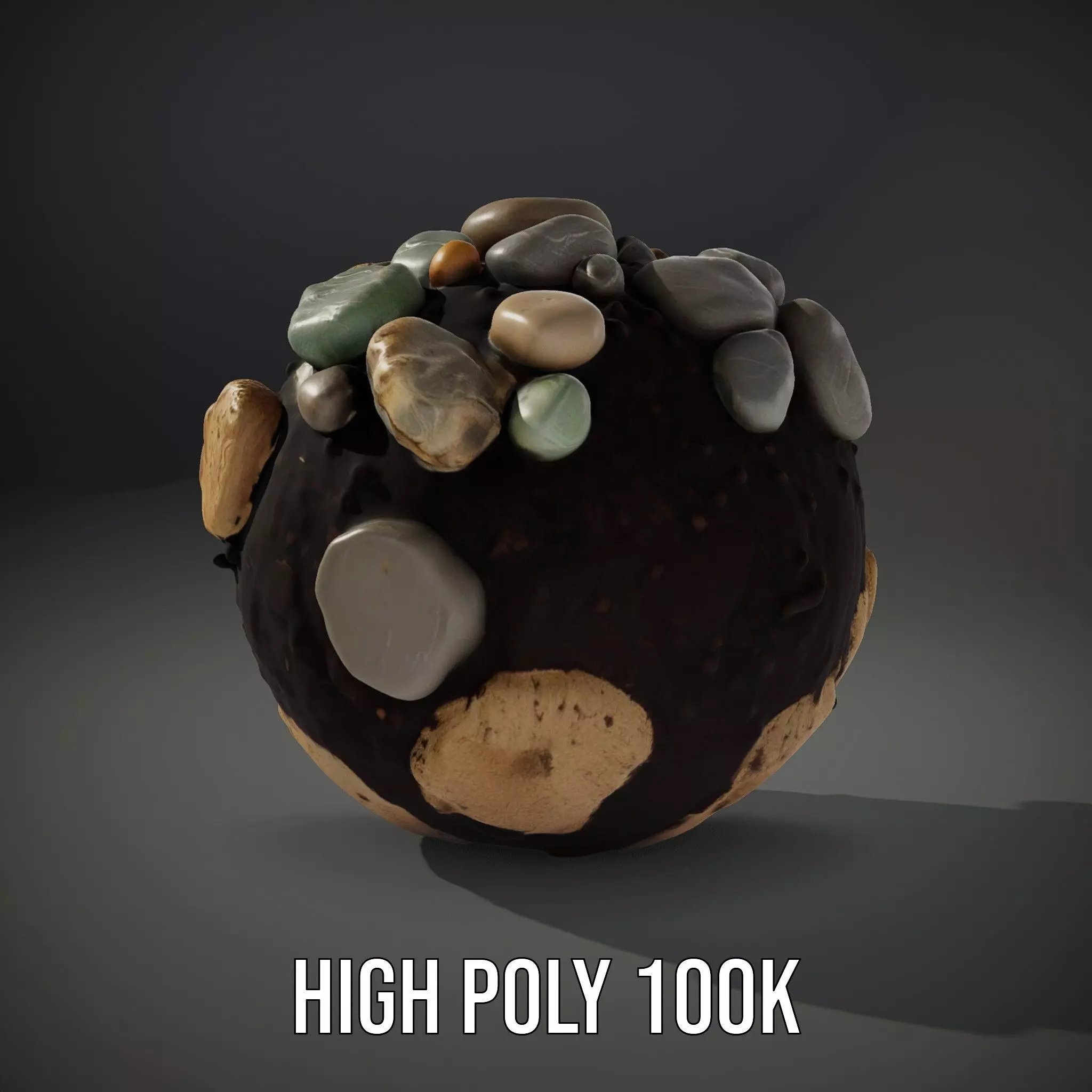 Earthy Stone Sphere model pack Texture_10