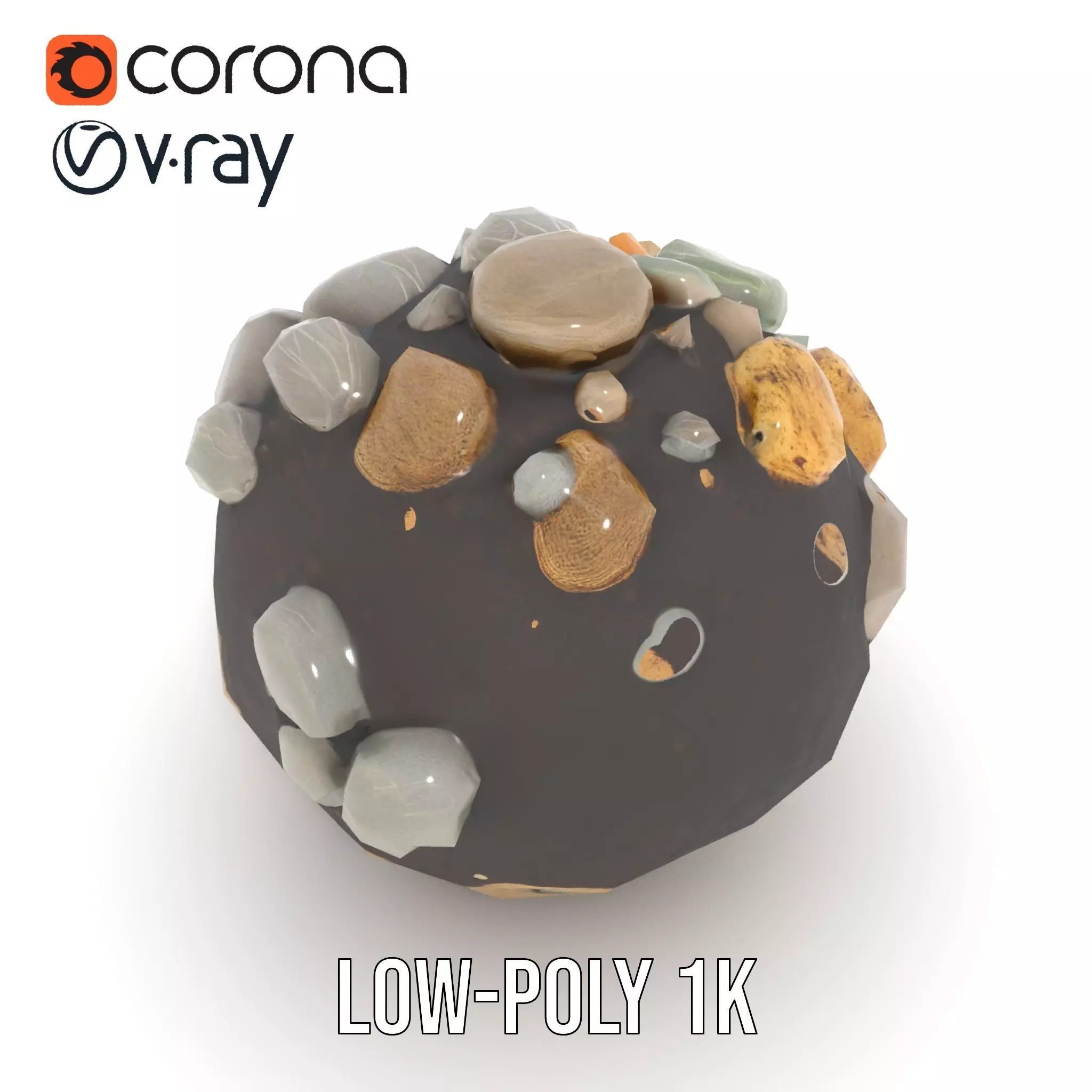 Earthy Stone Sphere model pack Texture_14