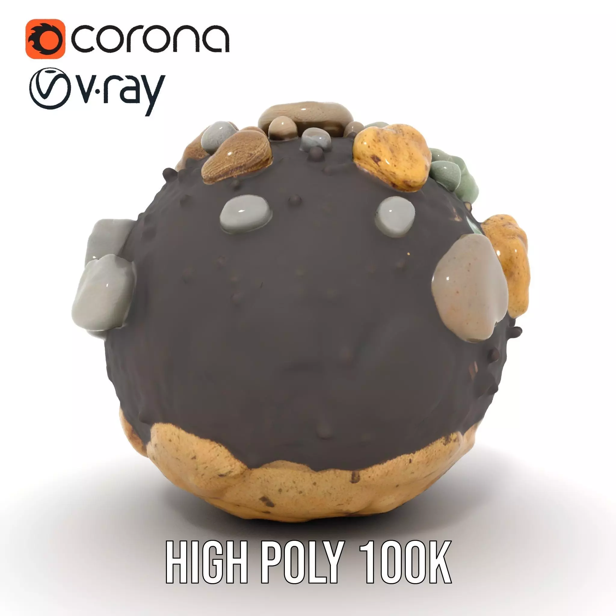 Earthy Stone Sphere model pack Texture_20