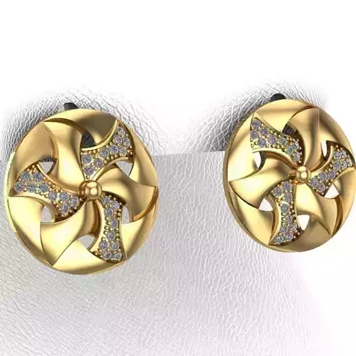 round earing 3D print model