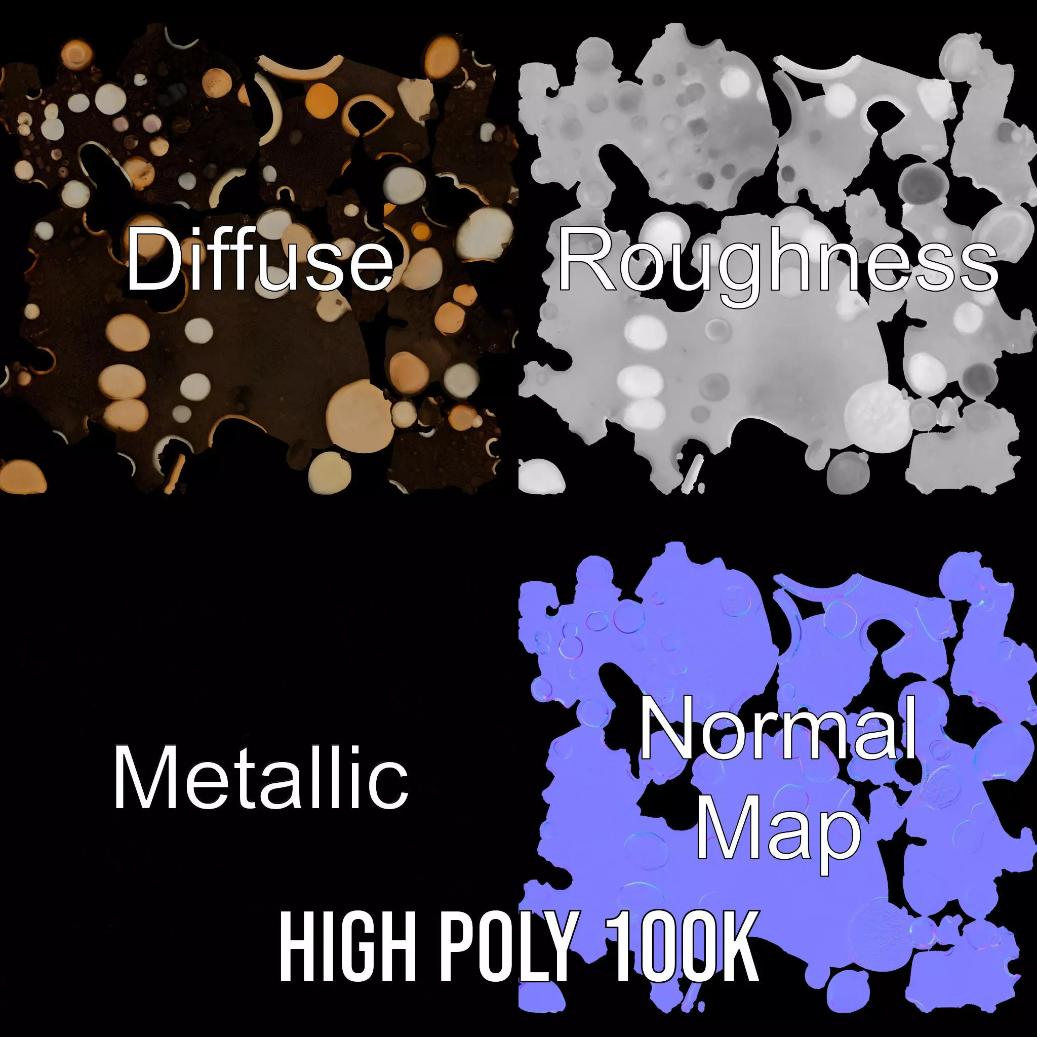 Earthy Pebble Texture model pack Texture_3