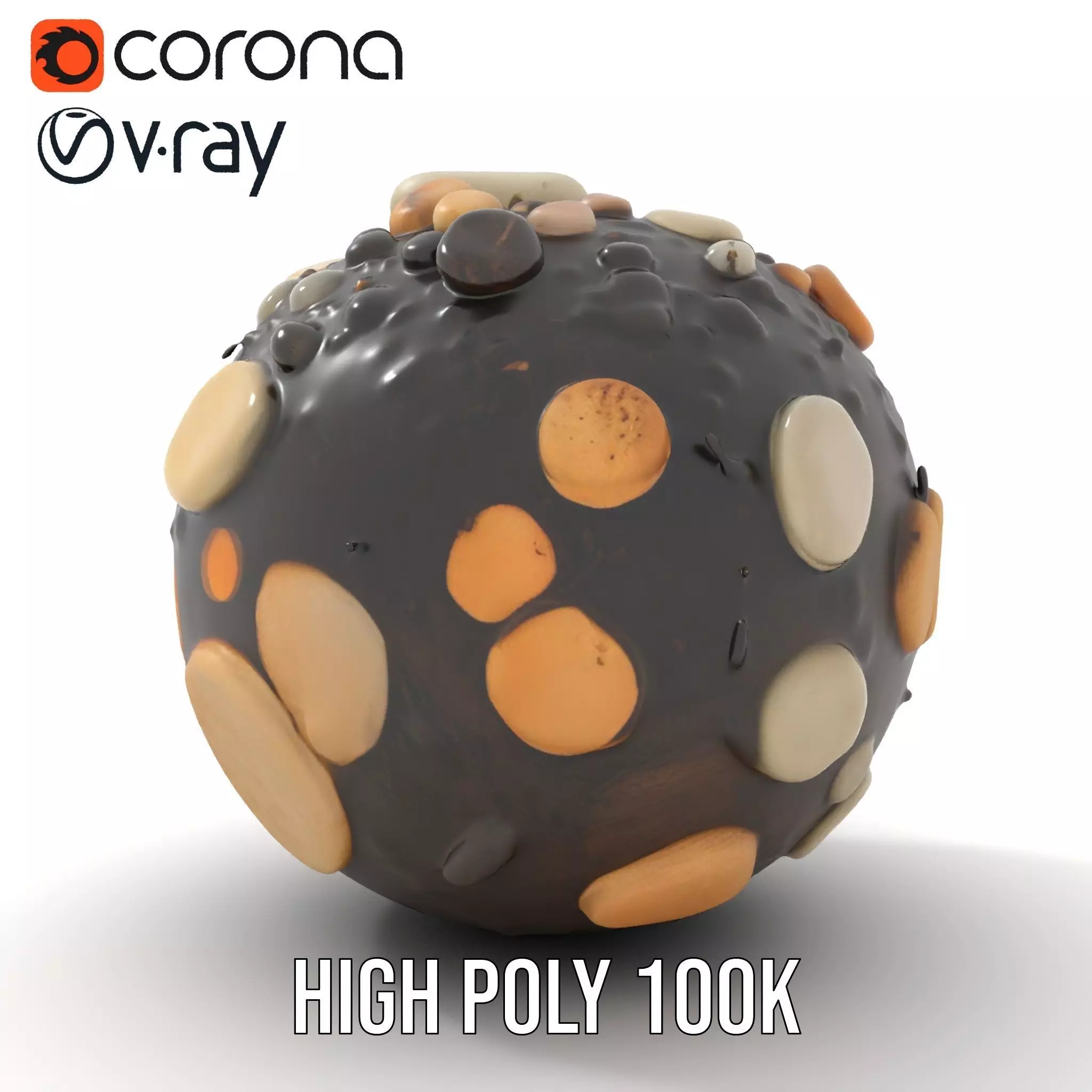 Earthy Pebble Texture model pack Texture_28