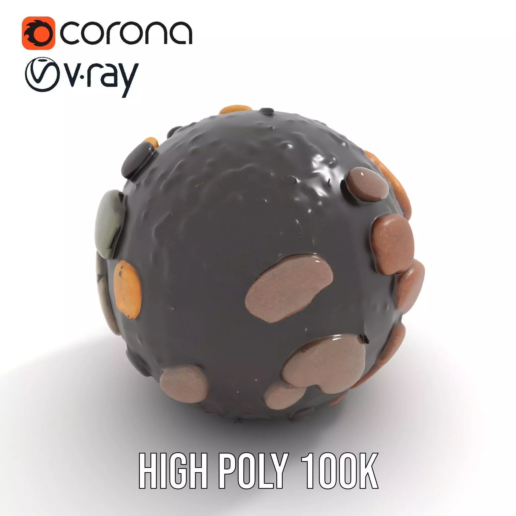 Earthy Stone Sphere model pack Texture_17