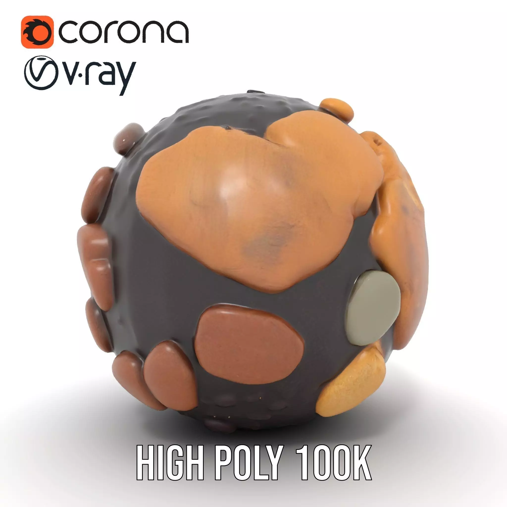 Earthy Stone Sphere model pack Texture_33