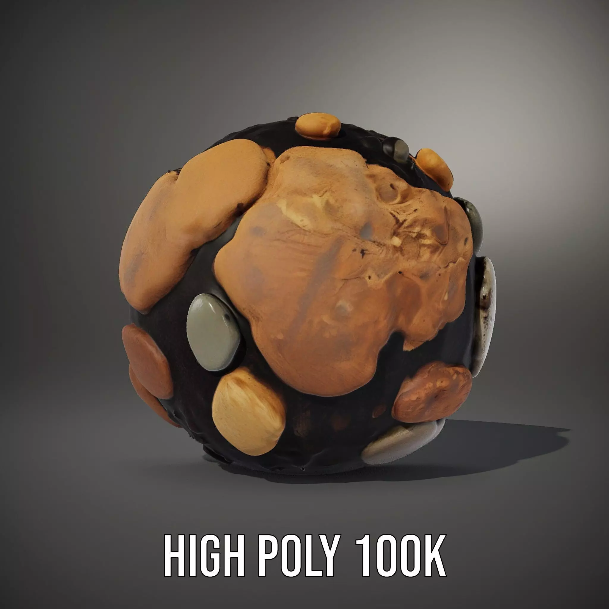 Earthy Stone Sphere model pack Texture_10