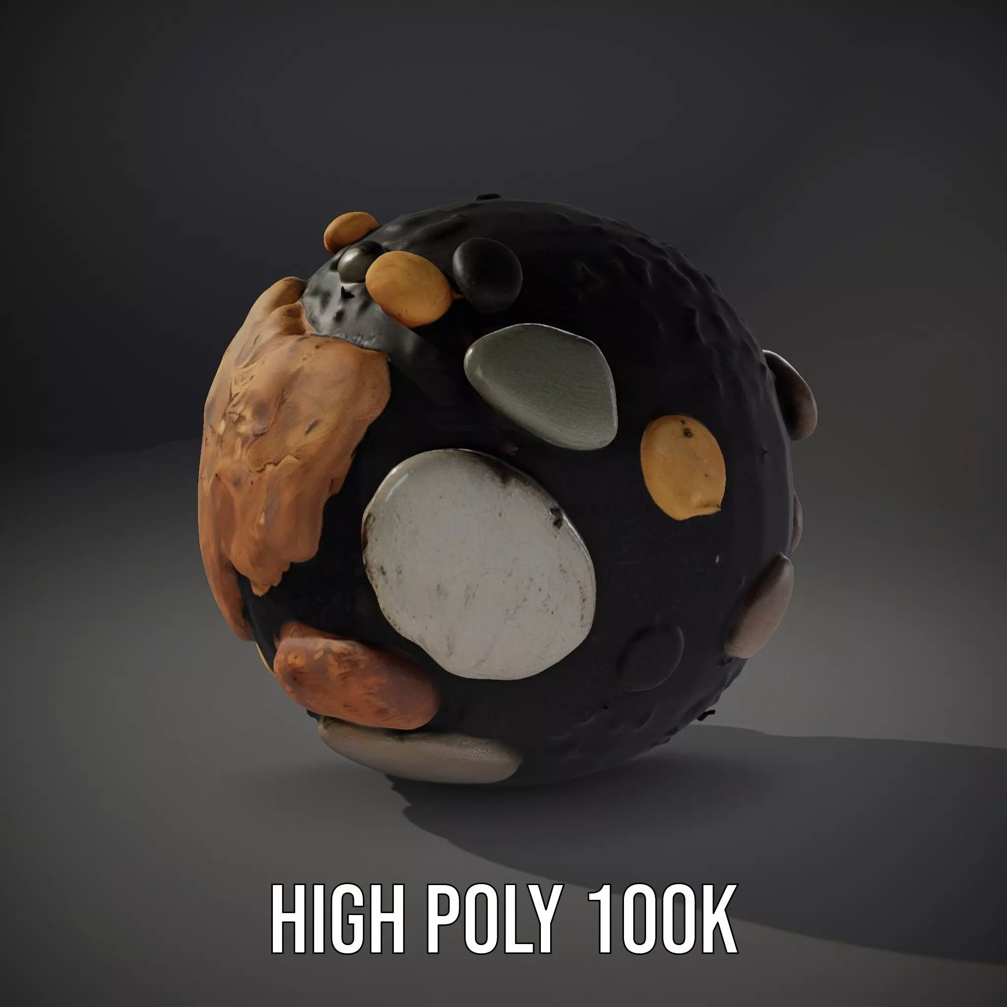 Earthy Stone Sphere model pack Texture_8