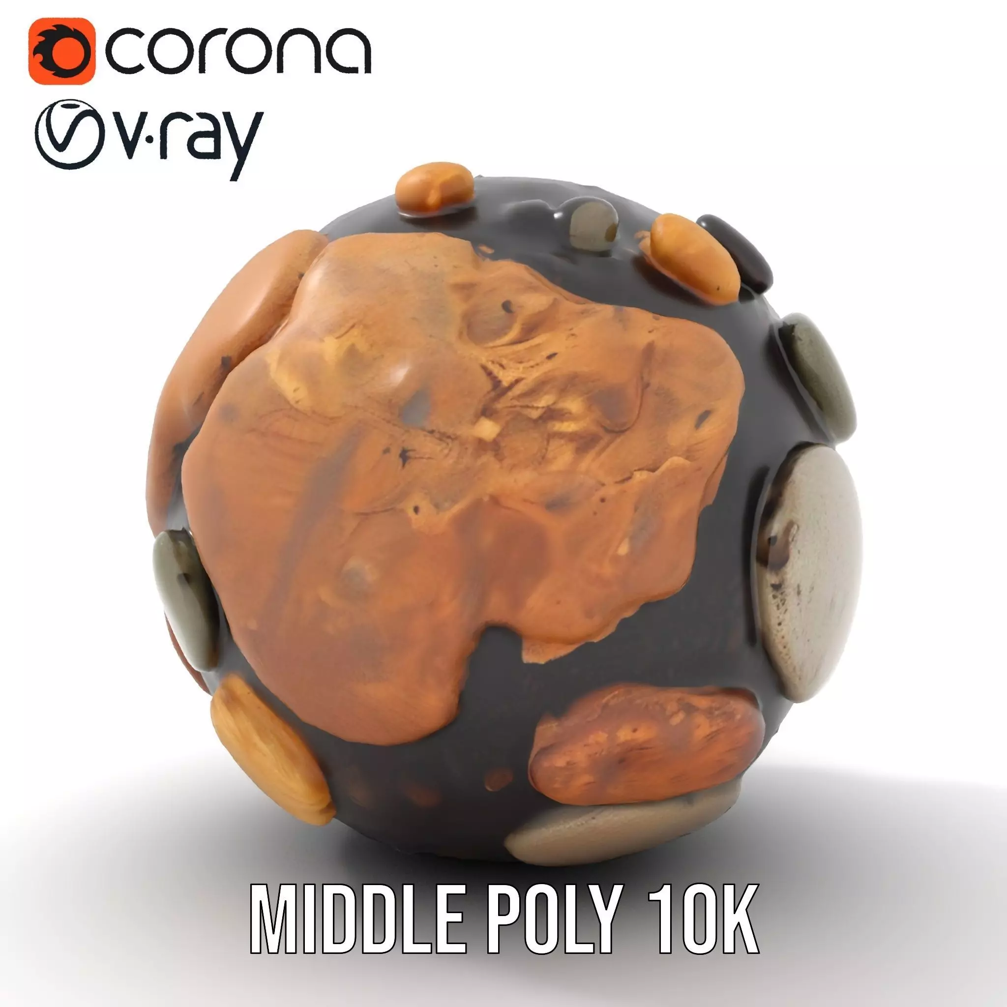 Earthy Stone Sphere model pack Texture_5