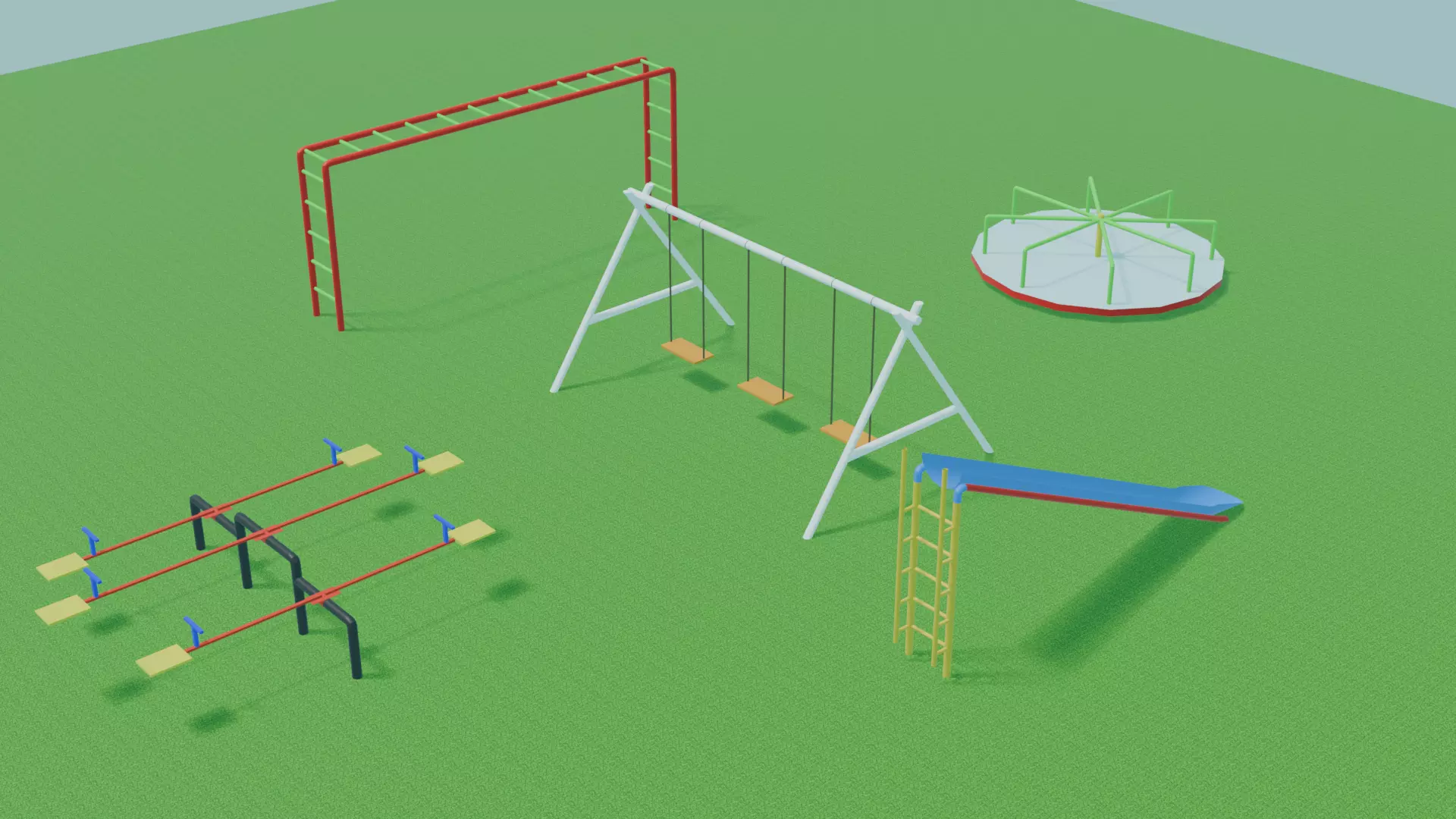 play ground Free 3D model_8