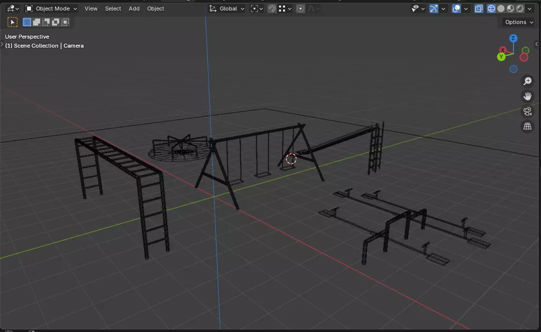play ground Free 3D model_2