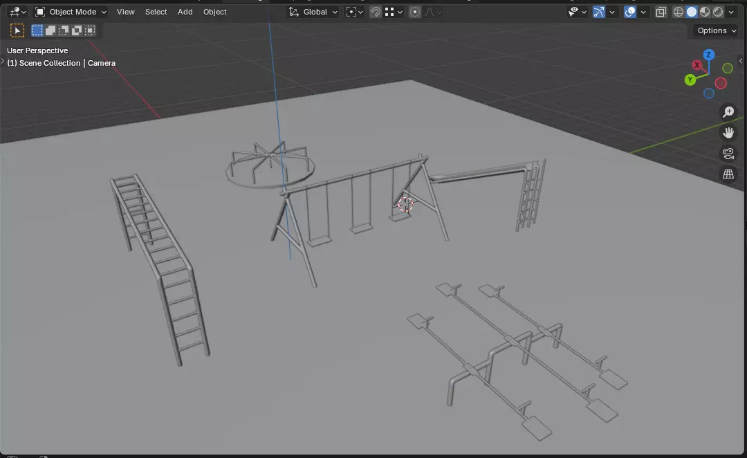 play ground Free 3D model_0