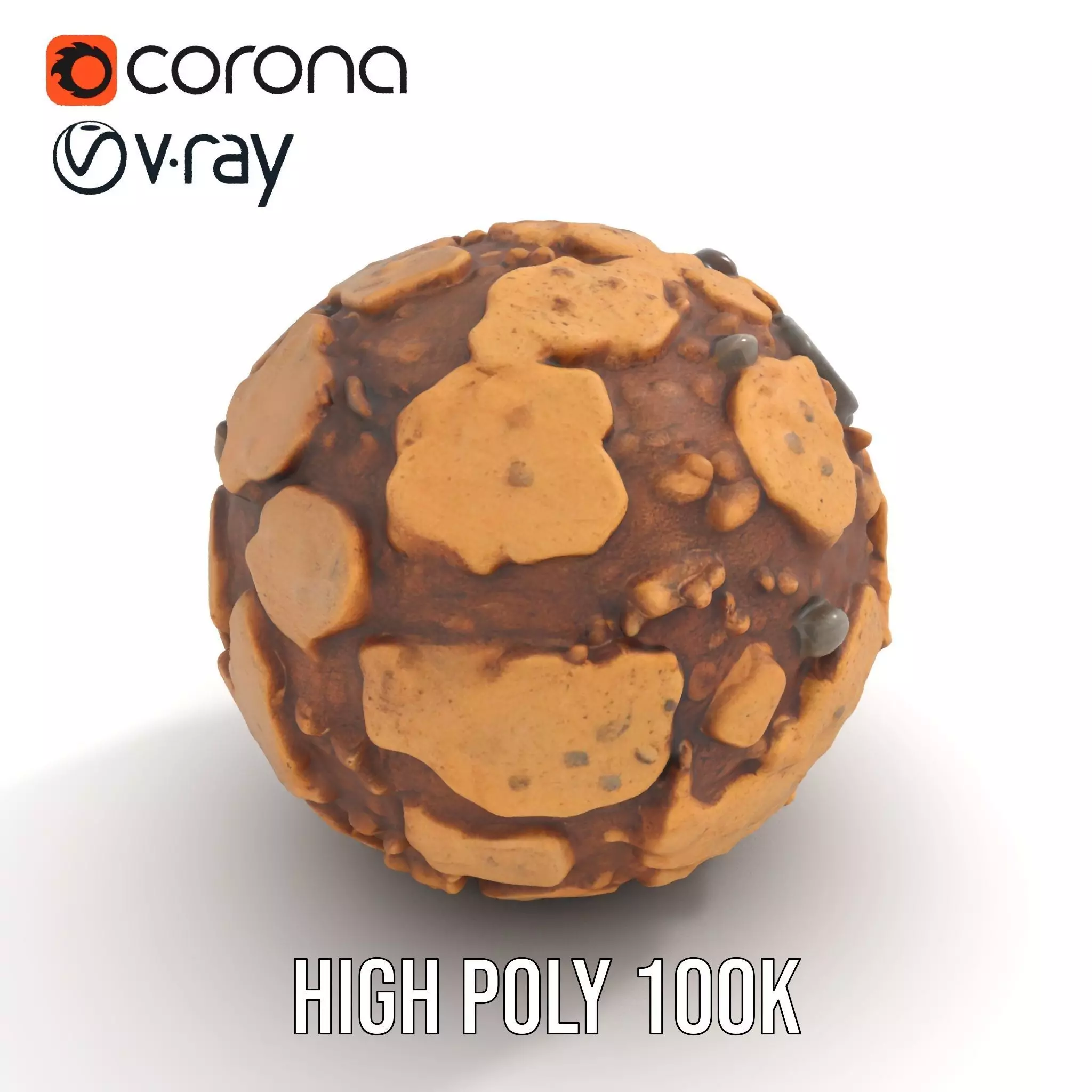 Rustic Stone Terrain model pack Low-poly 3D model_20