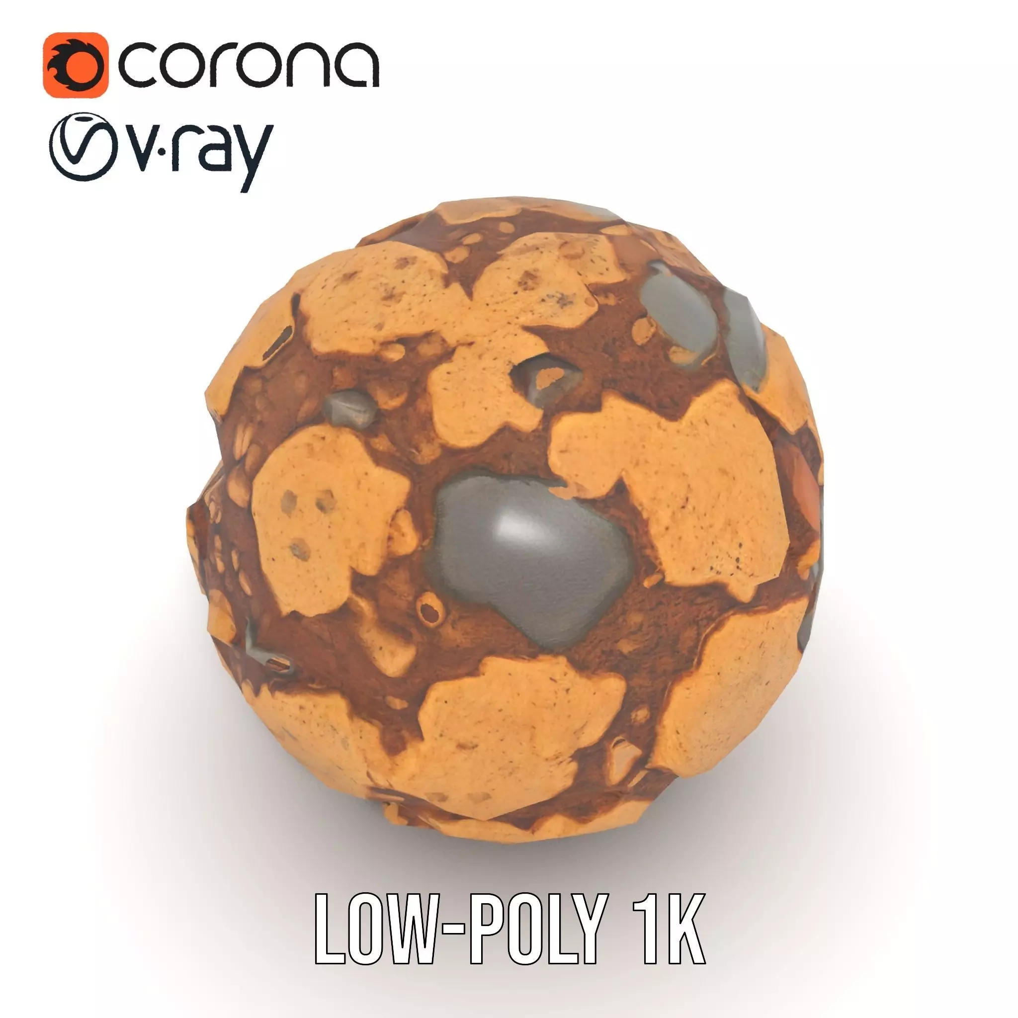 Rustic Stone Terrain model pack Low-poly 3D model_25