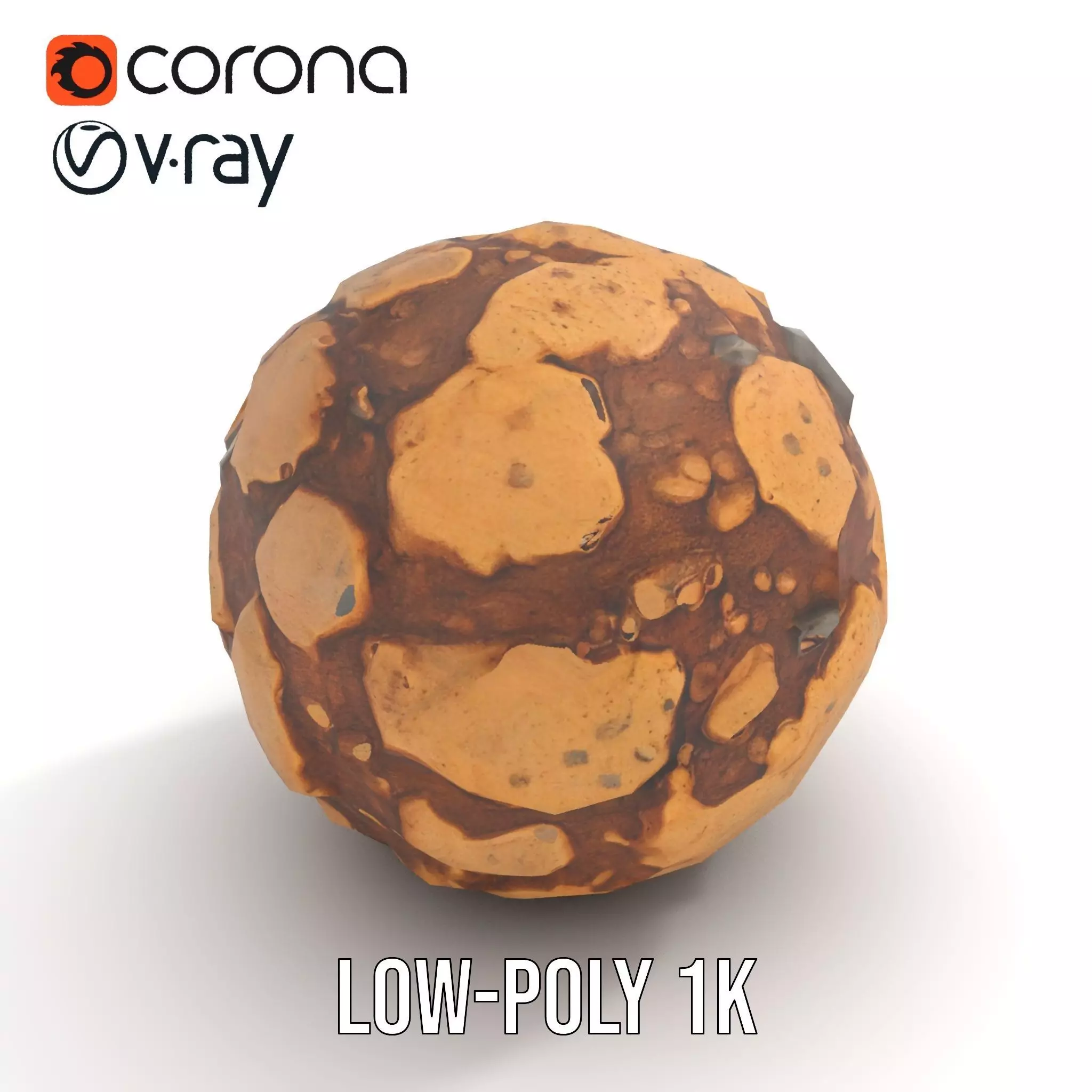 Rustic Stone Terrain model pack Low-poly 3D model_9