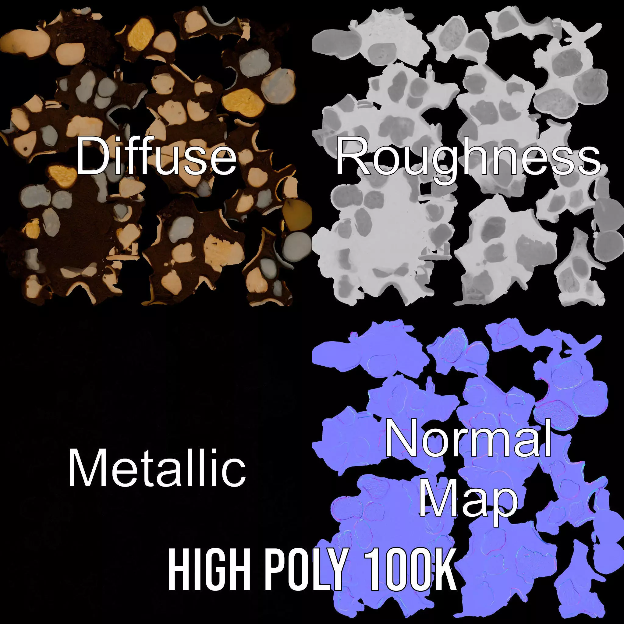 Rustic Stone Pathway model pack Texture_3