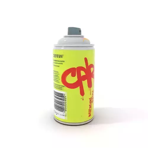 Vibrant Spray Can model pack Low-poly 3D model