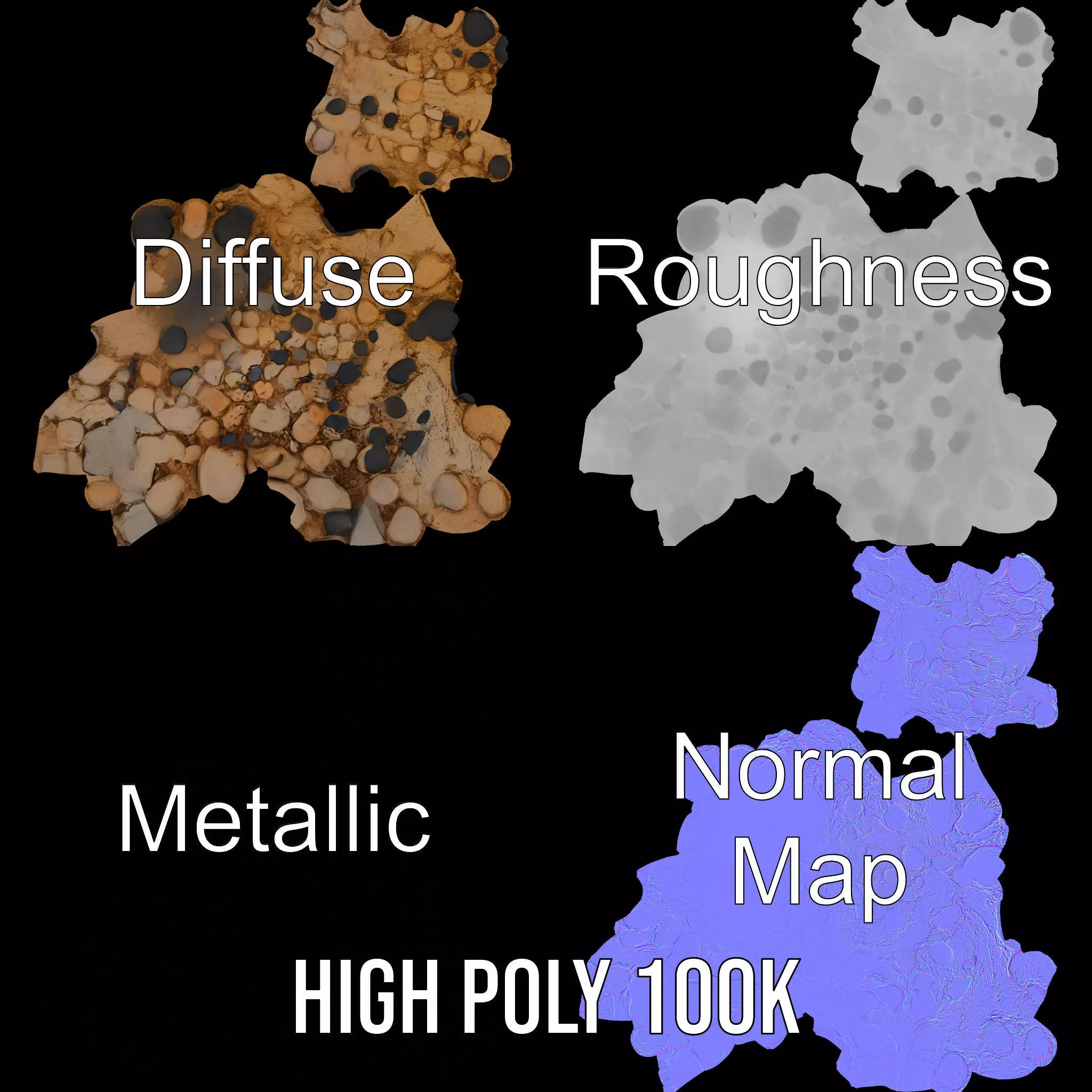 Rustic Cobblestone Texture model pack Texture_3