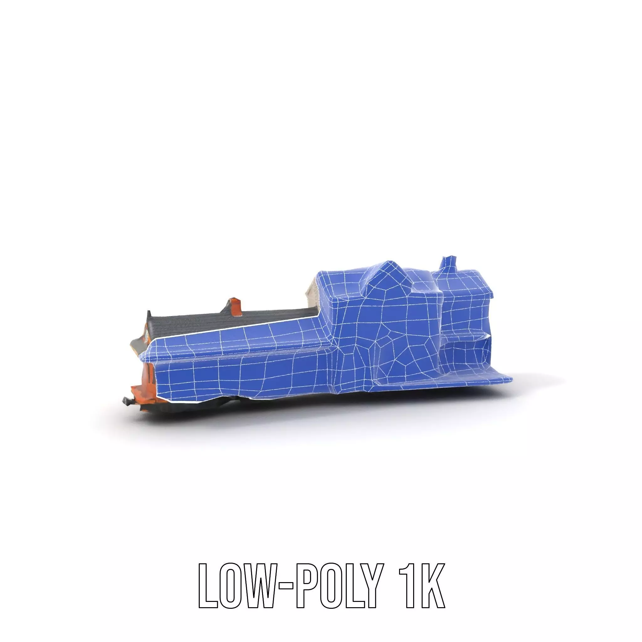 Vintage Train Station model pack Low-poly 3D model_22
