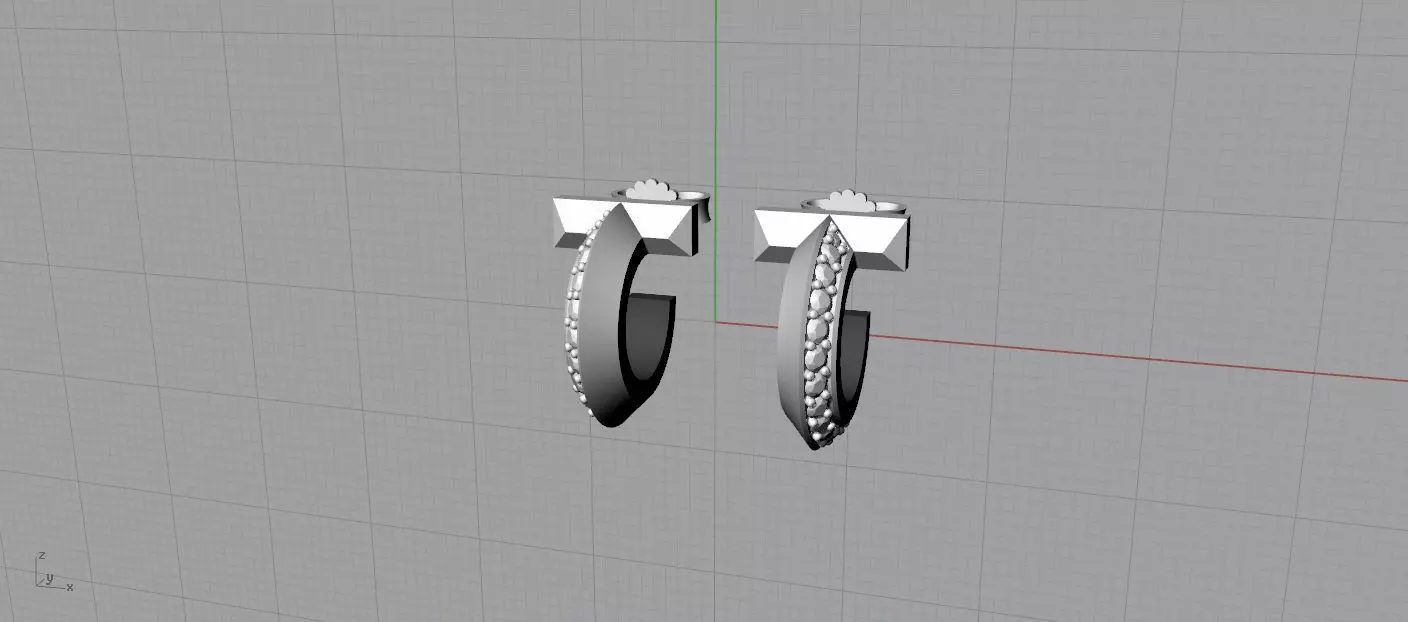 Tiffany  Earrings 3D print model_5