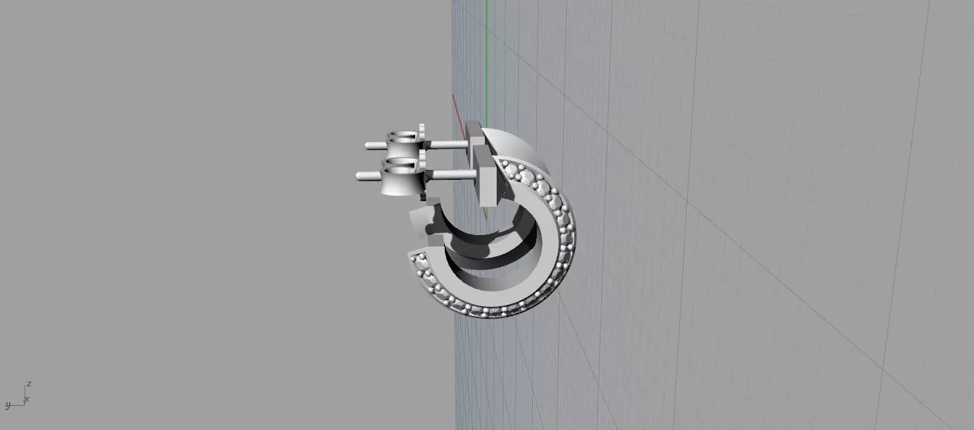 Tiffany  Earrings 3D print model_9