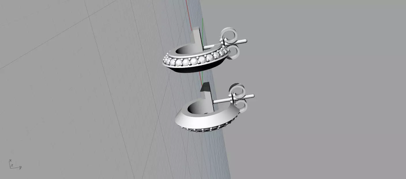 Tiffany  Earrings 3D print model_7